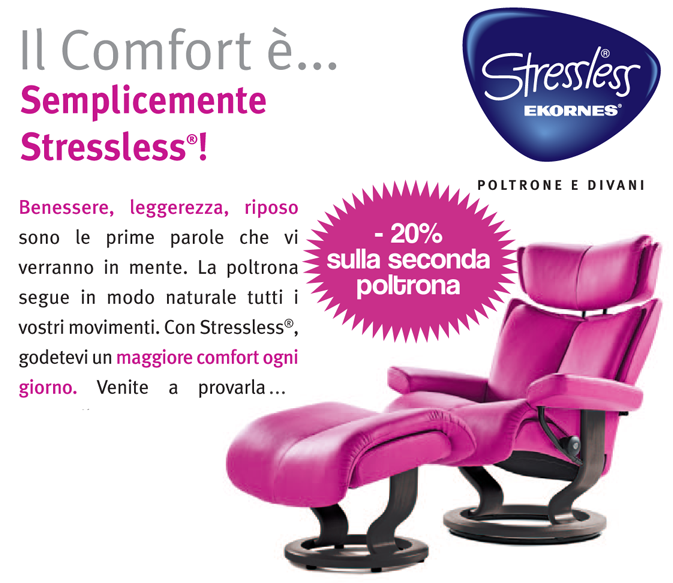 Promozione Stressless il Sanodormire materassi Lecco