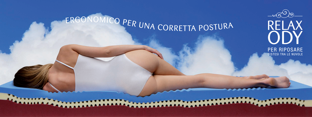 Nuovo materasso Relaxody in Memory Fresh Blue