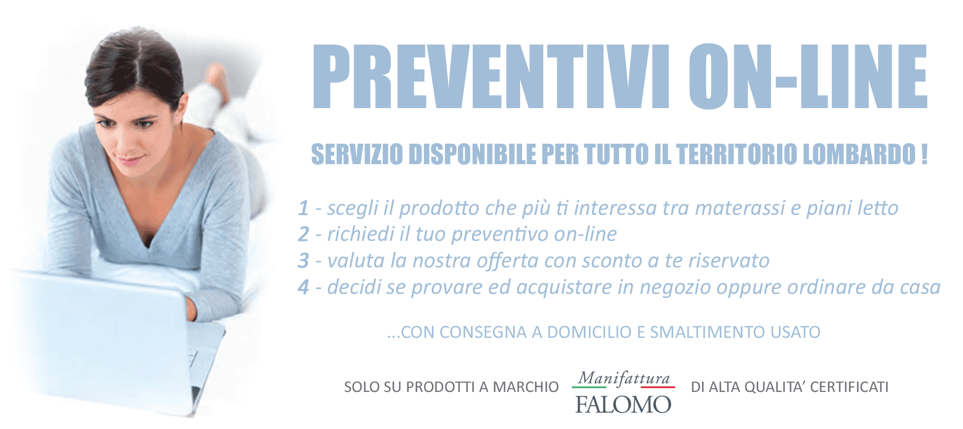 preventivi-online-compressor servizio preventivi materassi falomo