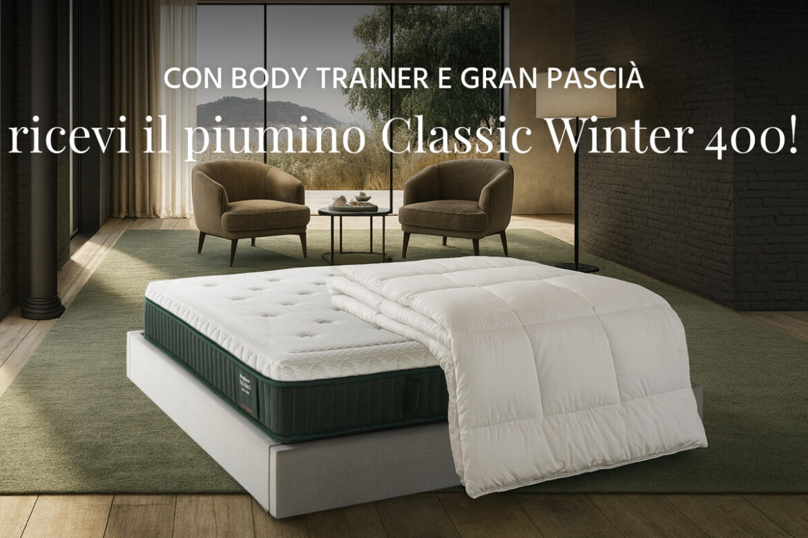 Promo Inverno Piumino in Omaggio by Manifattura Falomo